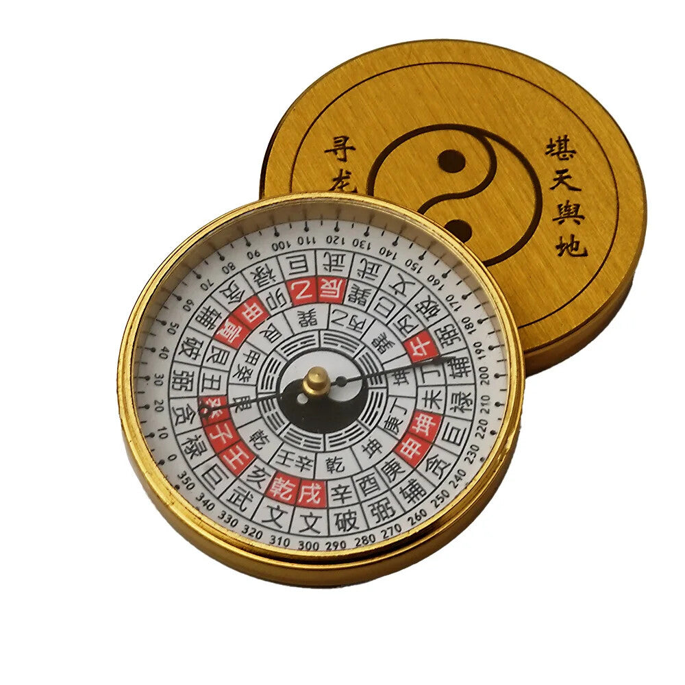 1.73 In Compass Brass Sensitivity House Feng Shui Magnetic Needle Decoration