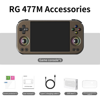 ANBERNIC RG 477M Retro Handheld Game Console Android 14 5300mAh RG477M Gifts 游戏机