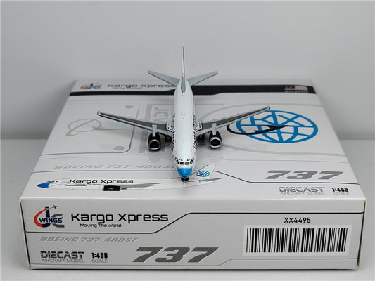 1:400 JC Wings Kargo Xpress BOEING B737-400 Passenger Airplane Diecast Model