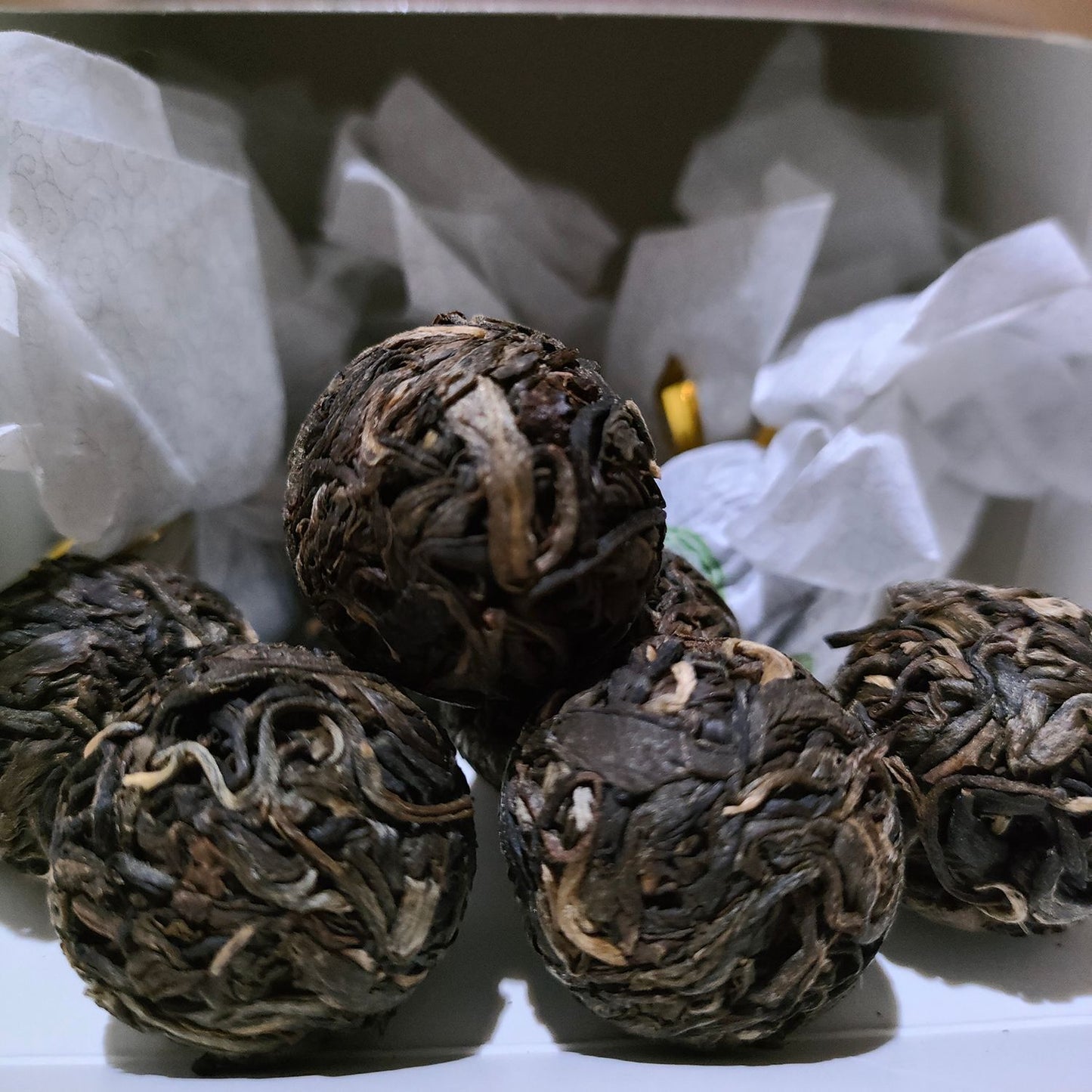 Mint Ho Tong Old Tree Dragon Pearl Loose Pressed Mellow Puerh Raw Tea 120g