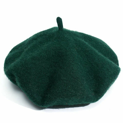 Berets Hat 100% Pure Wool French Artist Women Painter Vintage Warm Walking Cap