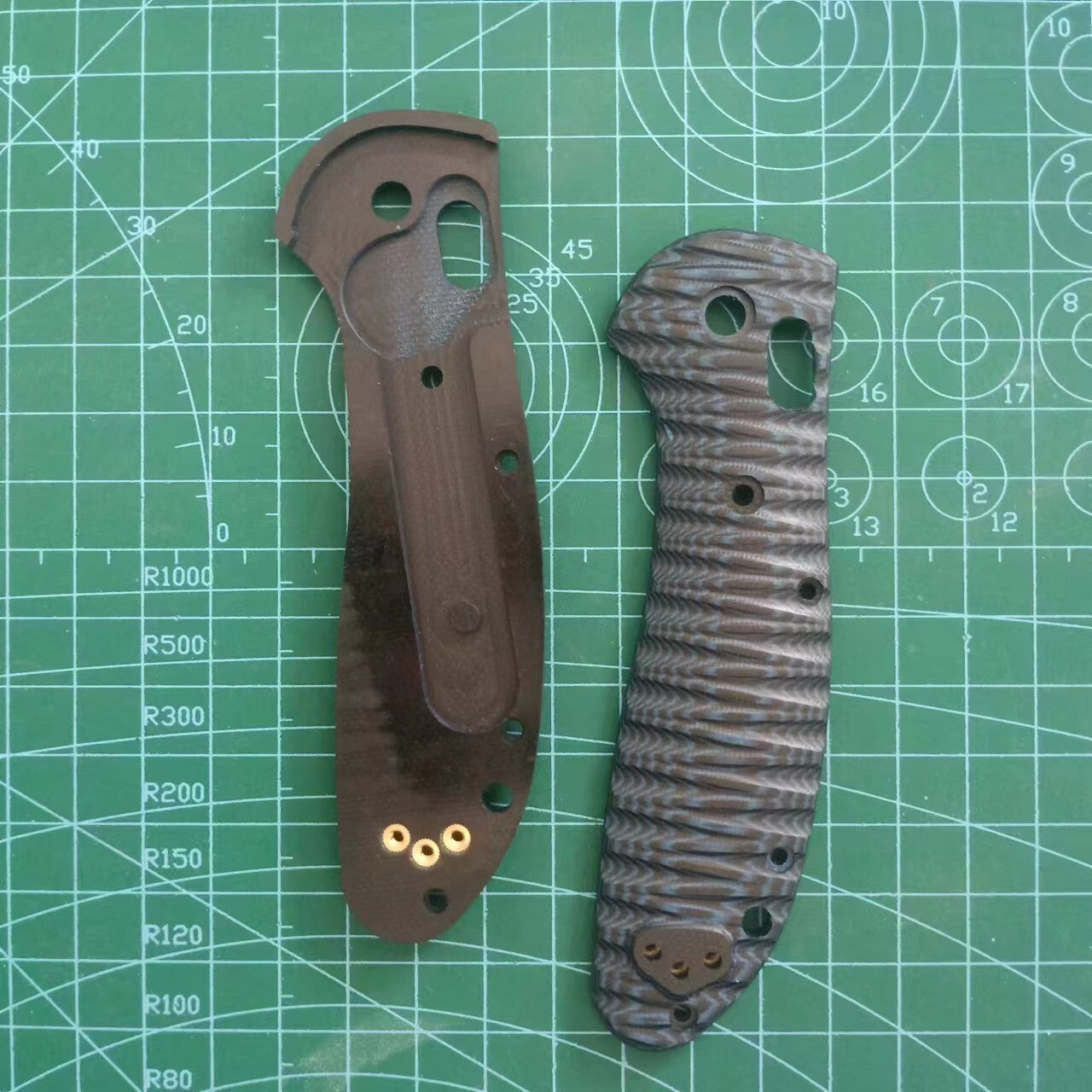 1 Pair G10 Material Handle Scales for Benchmade Griptilian 551 Folding Knife