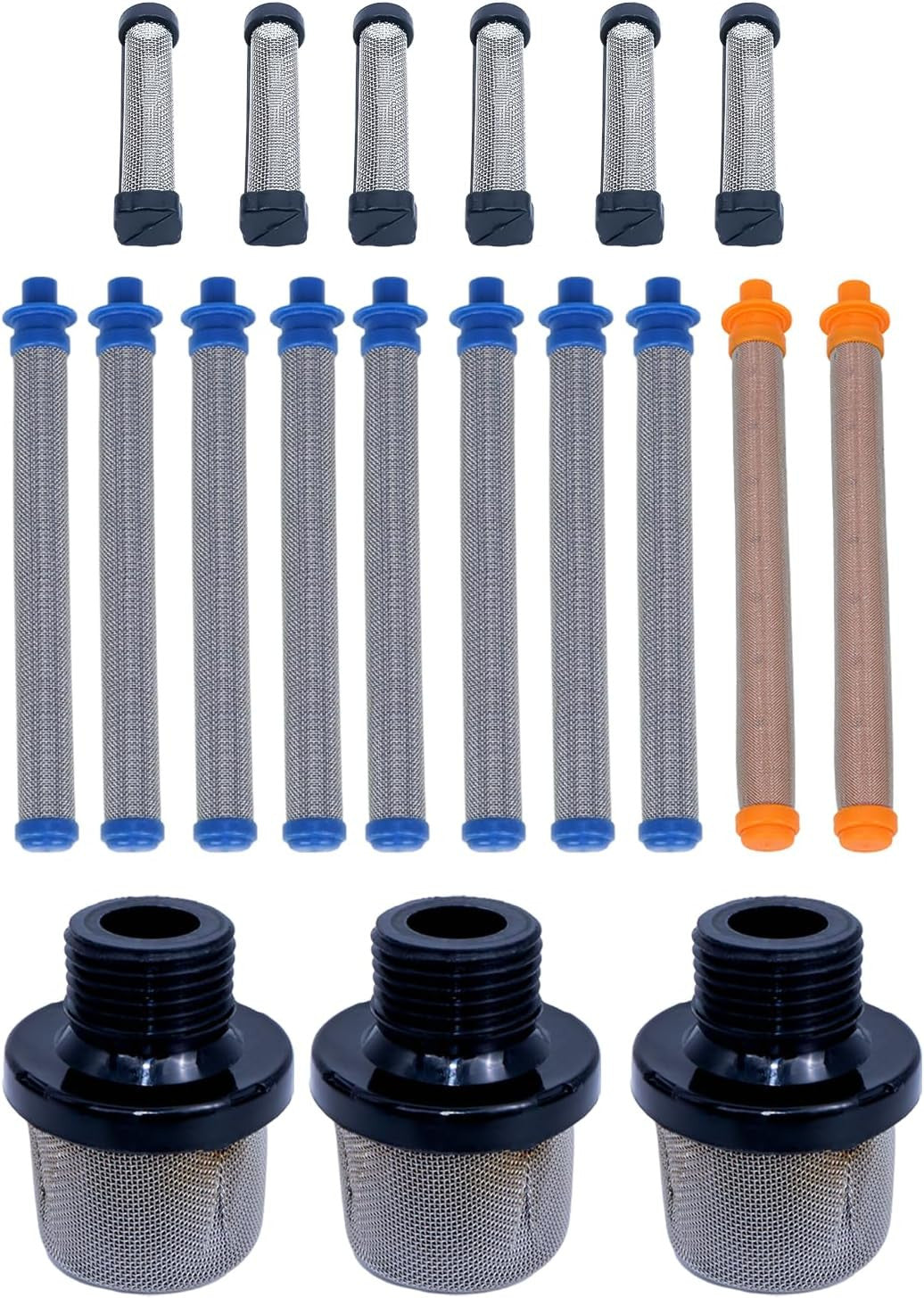 (3+8+2+6) Pack Airless Paint Sprayer Filter Kit – Compatible with Graco Magnum P