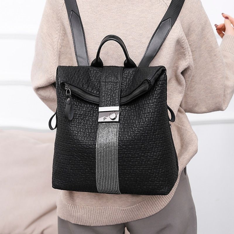 Fashion Waterproof Nylon Backpack Shoulder School Bag Rucksack Travel 28*14*30CM