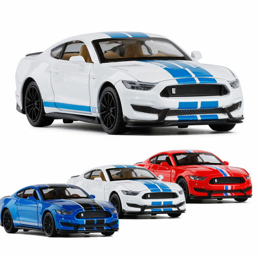 1/32 Ford Mustang Shelby GT350 Model Car Diecast Toy Cars Toys for Boys Kids