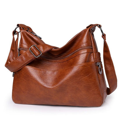 Synthetic Leather Crossbody Bag Retro Handbag Soft Crossbody Bag Polyester 1 PC