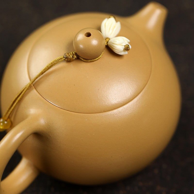 Handmade Tea Pot Xishi Pot Real Yixing Zisha Duan Clay Original Ore 120ml China