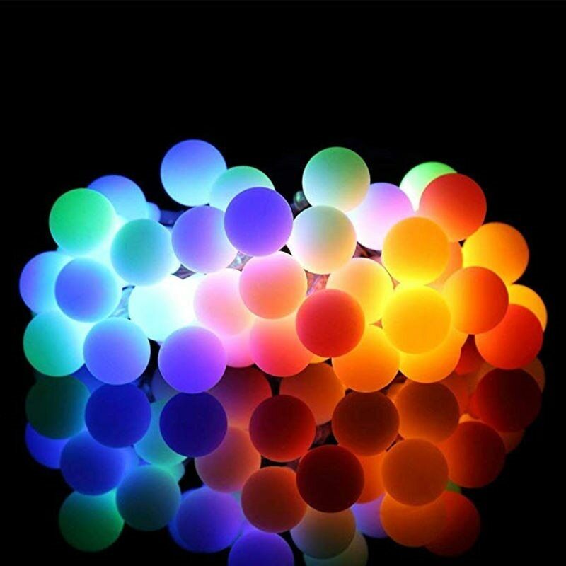 5/10M 20/50 LED Outdoor Lighting String Waterproof Solar Garden Party Lamp Chain