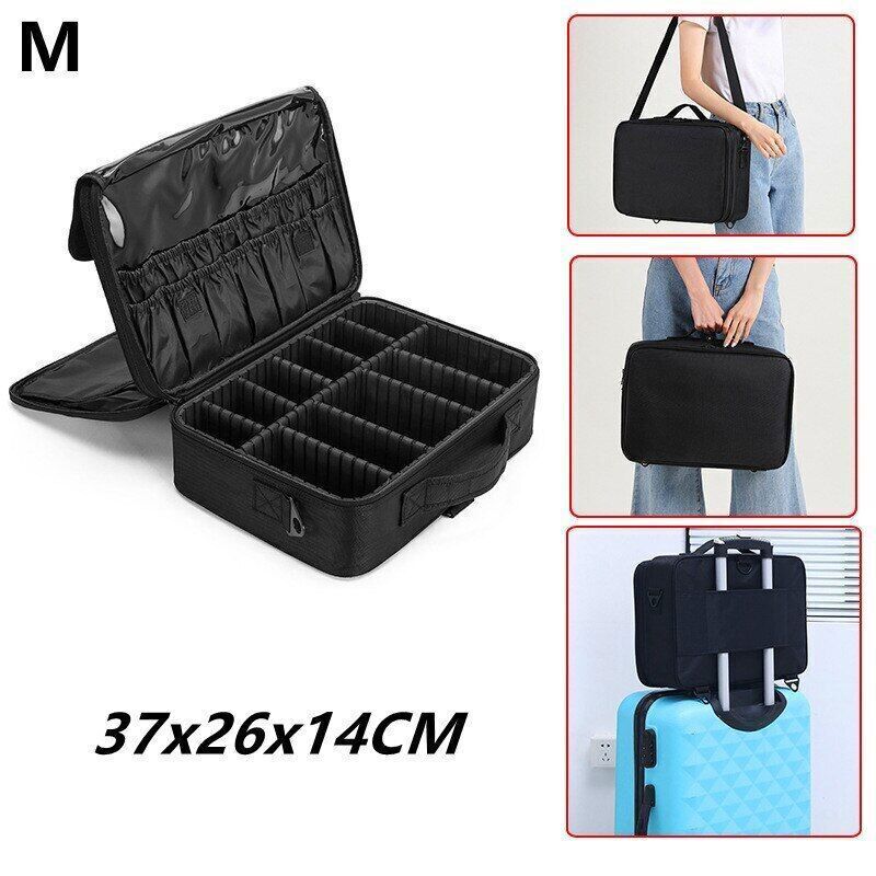 Makeup Bag Embroidered Art Clapboard Makeup Case Cosmetic Bags Women