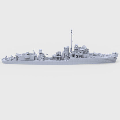 SSC700744 1/700 Model Kit Hunt-Class, French Destroyer La Combattante, 1944