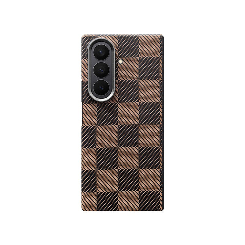Samsung Zfold7 carbon fiber magnetic suction w26 anti drop protective cover (bb）