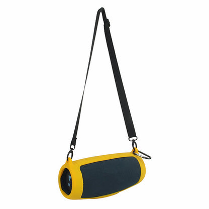 Yellow Silicone Case Cover Travel Protector For JBL Charge 5 Bluetooth Speaker