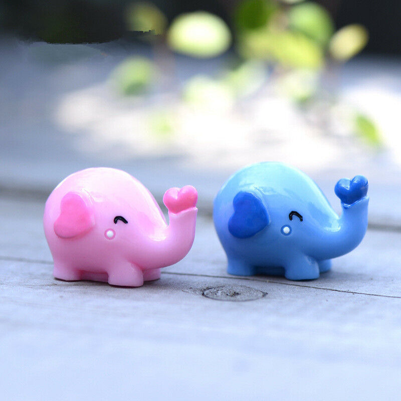 3pcs Couple Elephant Bottle Decoration Supplies Garden Deco Creative Handicrafts