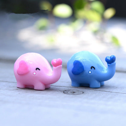3pcs Couple Elephant Bottle Decoration Supplies Garden Deco Creative Handicrafts