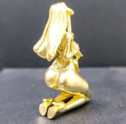 Brass Hot Sexy Bride Girl Statue Art Beauty Model Figurine Decor Artworks Decor