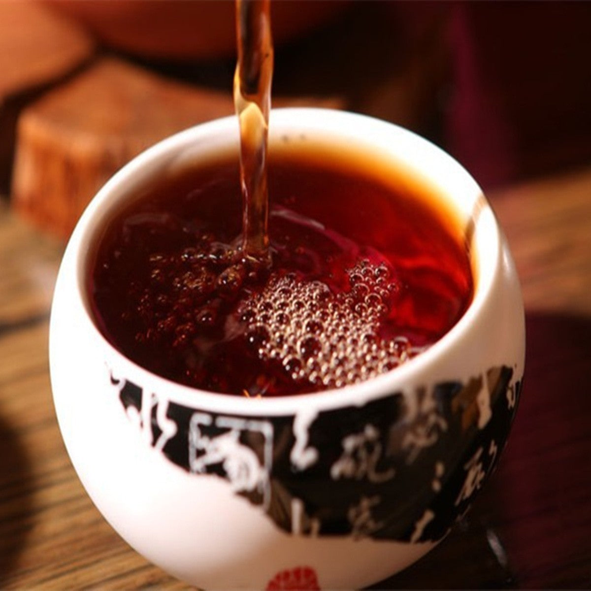 Yunnan Organic Ripe Pu-erh Tea 100g Menghai Old Tree Natural Loose Leaf