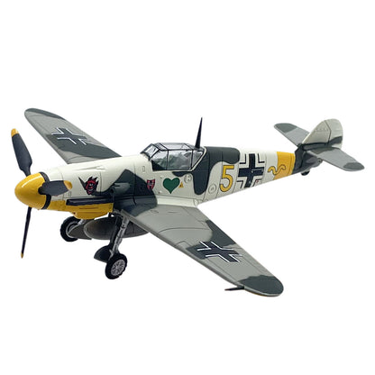 1:72 German Bf109f Fighter Aircraft Model Ace Seat Plane Semi-alloy
