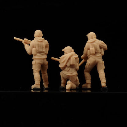 Modern Mercenary PMC Team of 6 Soldiers 1/72/48/35/87/100/144