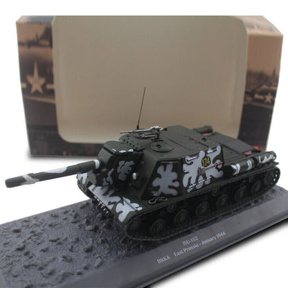 1/43 Soviet Union ISU-152 RKKA Heavy Self-propelled Assault Gun Alloy Tank Model