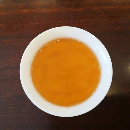 Baishaxi Shi Liang Cha Hua Juan Hei Cha Dark Tea Black In Bamboo Basket 362.5g