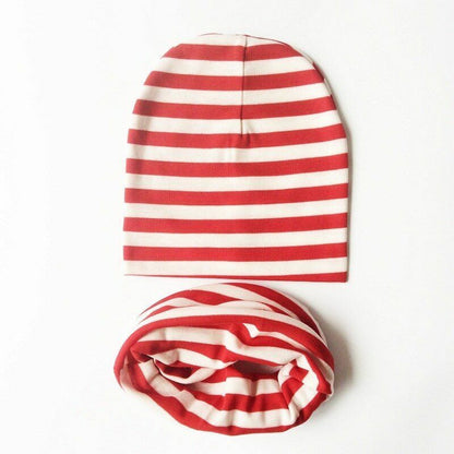 Baby Hats Winter Spring Scarf Sets Cotton Boy Girl Caps Kids Bonnet Beanie Cap