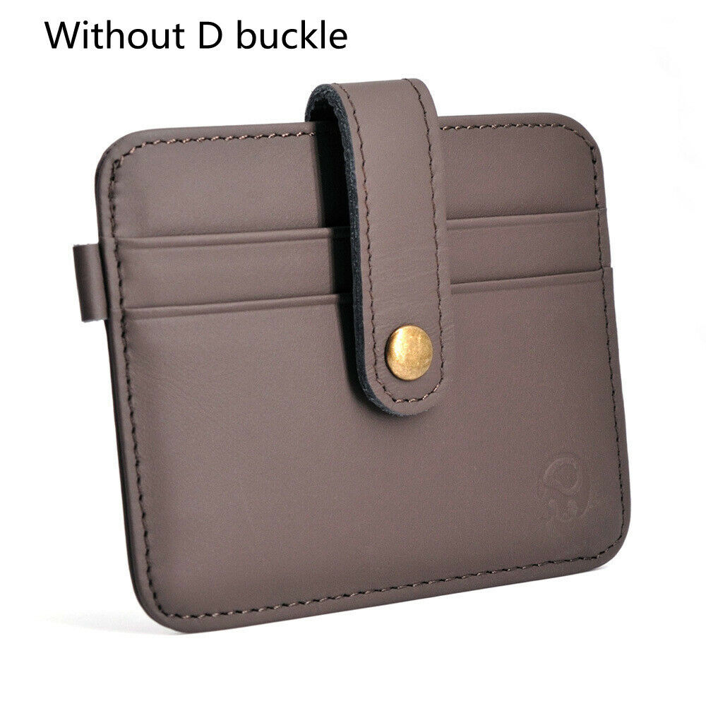 Cow Leather Male Wallet with Small Money Bag New Thin Credit Card Holder Vintage