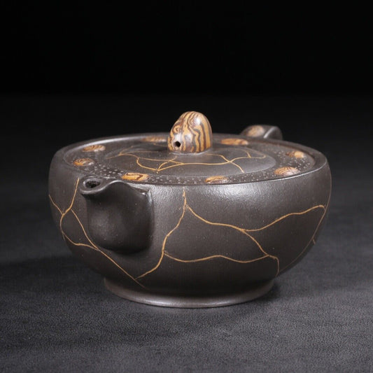 vintage chinese yixing purple clay teapot zisha ceremony ceramic nice tea set