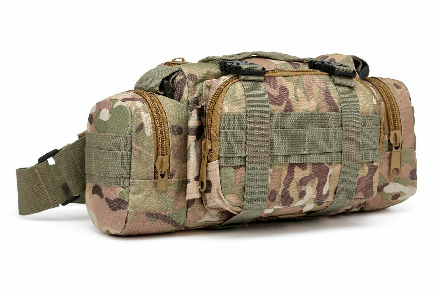 Waist Bag 6L Waterproof Oxford Shoulder Bag Military Tactical Camo Mochila Bolsa