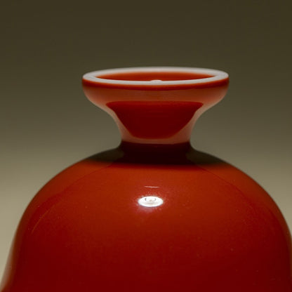 50ML Ceramic Palace Red High Foot Household Tea Cup Kung Fu Tea Set Special Cup