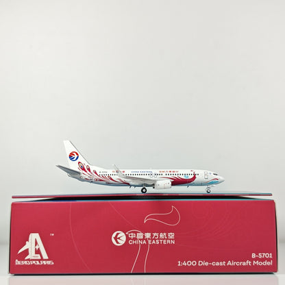 1:400 AeroPolaris China Eastern Boeing 737-800 B-5701 Airplane Diecast Model