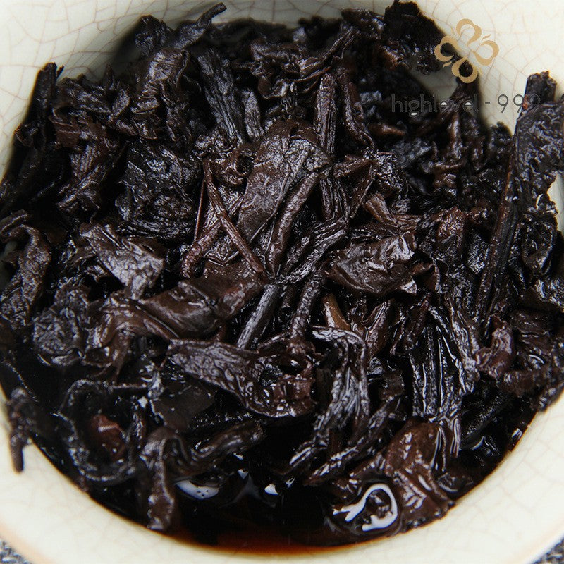 1000g Ripe Pu'er Tea Brick Yunnan Ancient Tree Dry Stored Aged Dried Leaf Tea
