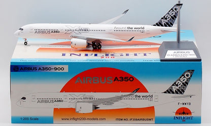 1:200 33CM InFlight AIRBUS A350-900 Passenger Airplane Diecast Aircraft Model