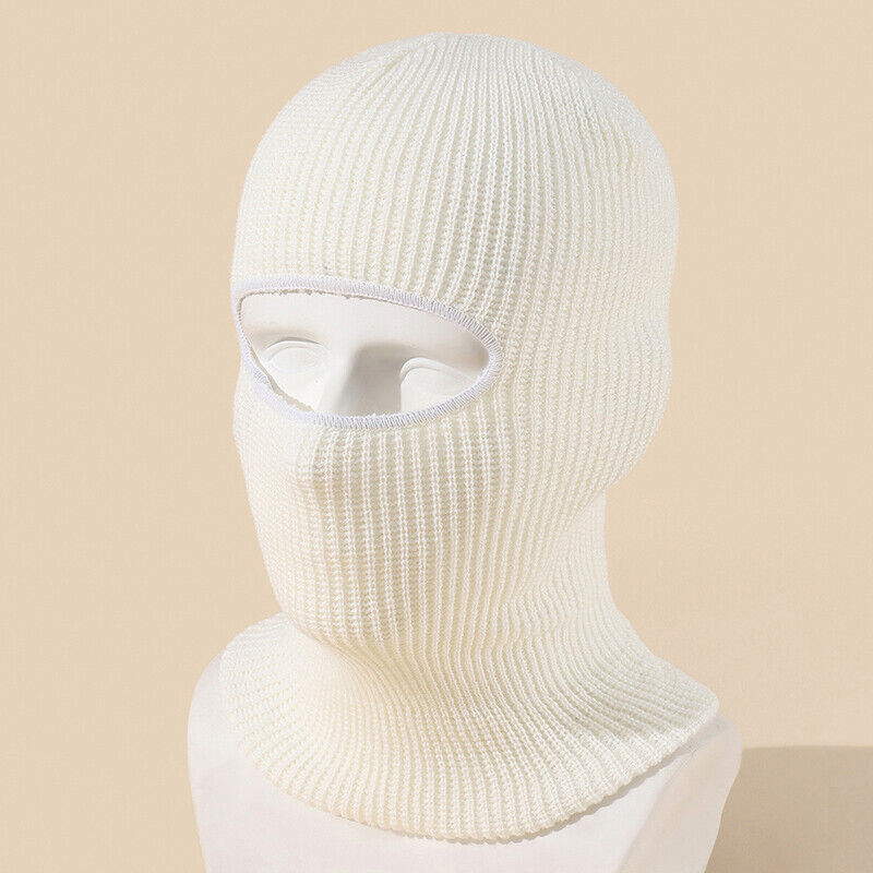 Fashion 1-Hole Ski Hat Knitted Face Cover Winter Butterfly Cloth Sticker