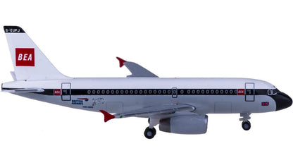 1:500 Herpa BEA BRITISH AIRWAYS AIRBUS A319 Passenger Airplane Diecast Model