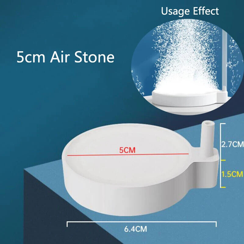 Aquarium Accessories 35 50 80mm Oxygen Aerator Increasing Air Bubble Stone Tools