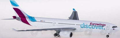 1:200 32CM Hogan Eurowings AIRBUS A330-300 Aircraft ABS Plastic Airplane Model