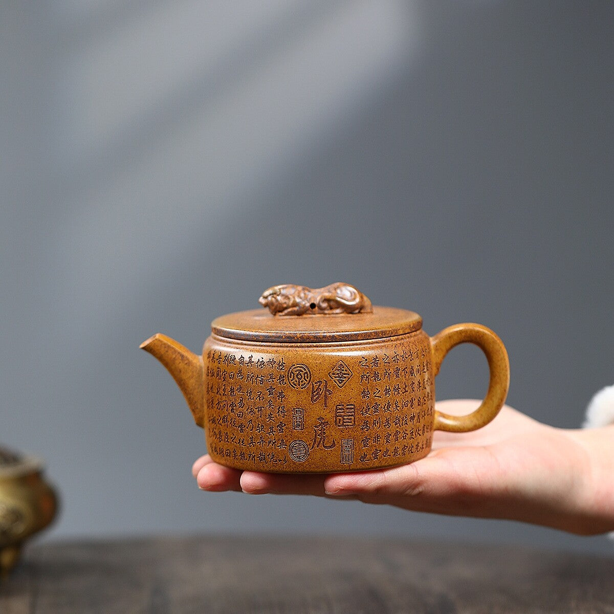 13 Infuser Holes Yixing Zisha Duan Clay Tea Pot Chaishao Craft Handmade Pot New