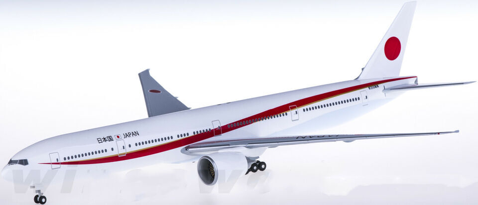 1:200 37CM Hogan JAPAN JASDF BOEING 777-300ER Passenger Plane ABS Plastic Model