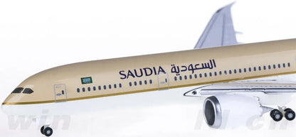 1:400 Hogan SAUDIA DREAM LINER BOEING 787-9 Passenger Airplane Diecast Model