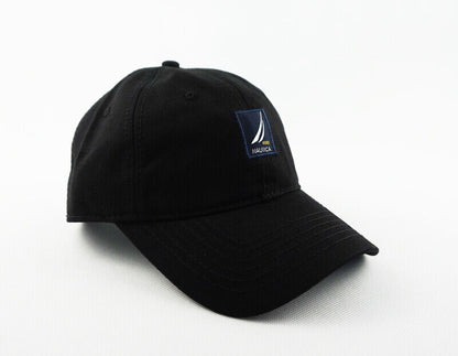 Nautica Hat Golf Sport Baseball Cap Black Unisex 100% Cotton Leisure Adjustable