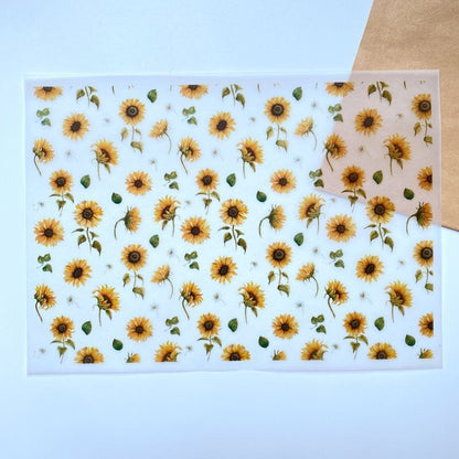 Homemade Soap Packing Paper 100 Sheet Lavender Translucent DIY Wrapper 14.5x21cm