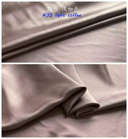 By Yard Silk Charmeuse Cloth Evening Dress 100% Mulberry Silk Satin Fabrics