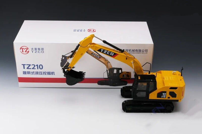 1:30 TZCO TZ210 Excavator Contruction Machine Equipment Diecast Metal Model