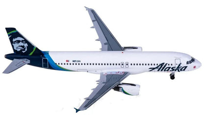 1:400 AeroClassics Alaska AIRBUS A320 Passenger Airplane Diecast Aircraft Model