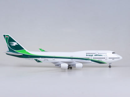 47CM 1:150 Iraqi Airways BOEING 747-400 Airplane Landing Gears Resin Model