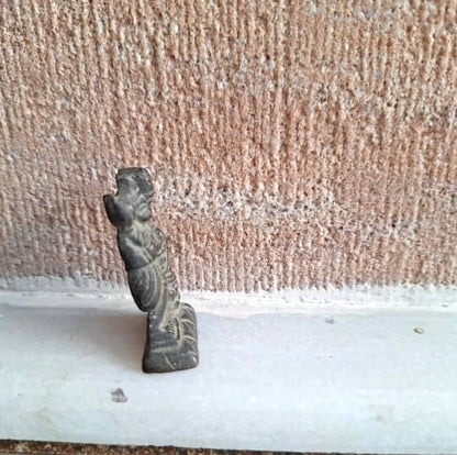 Antique Old Vintage Lord Hanuman Ji Brass Idol Collectible Figurine statue