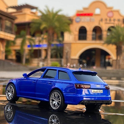 1:36 Audi RS6 Station Wagon Alloy Car Model Diecasts Toy Vehicle Gift Pull Back