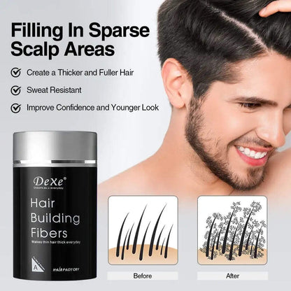 Hair Fibers Regrowth Powder - Hair Building Concealer