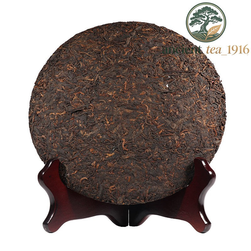 357g LAN CANG ANCIENT TEA Brand 0081 Pu-erh Tea Cake 2018 Ripe Puer Pu'er Shu