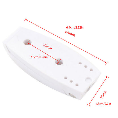 5Pcs/Set RV White Baggage Door Catch Holder Clips Latch For Trailer Motorhome